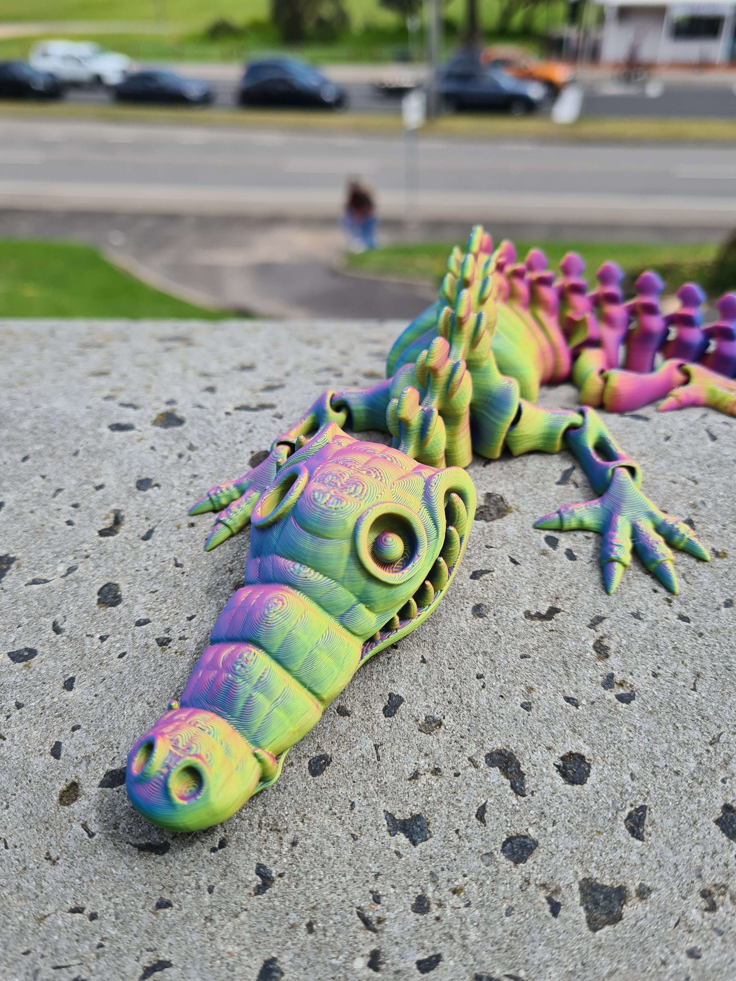 Flexi Skeleton Croc Articulated Figure