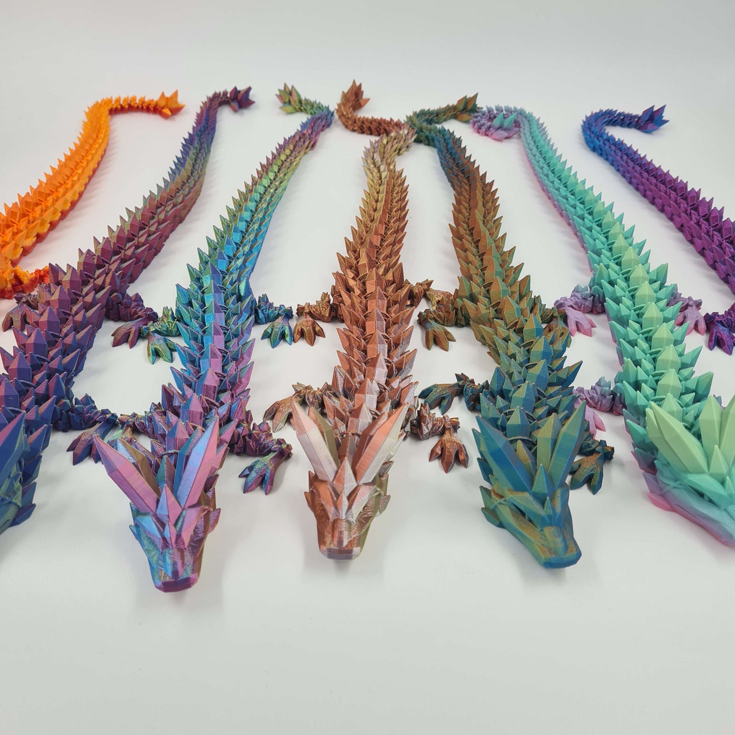 45cm or 60cm Long Crystal Dragon