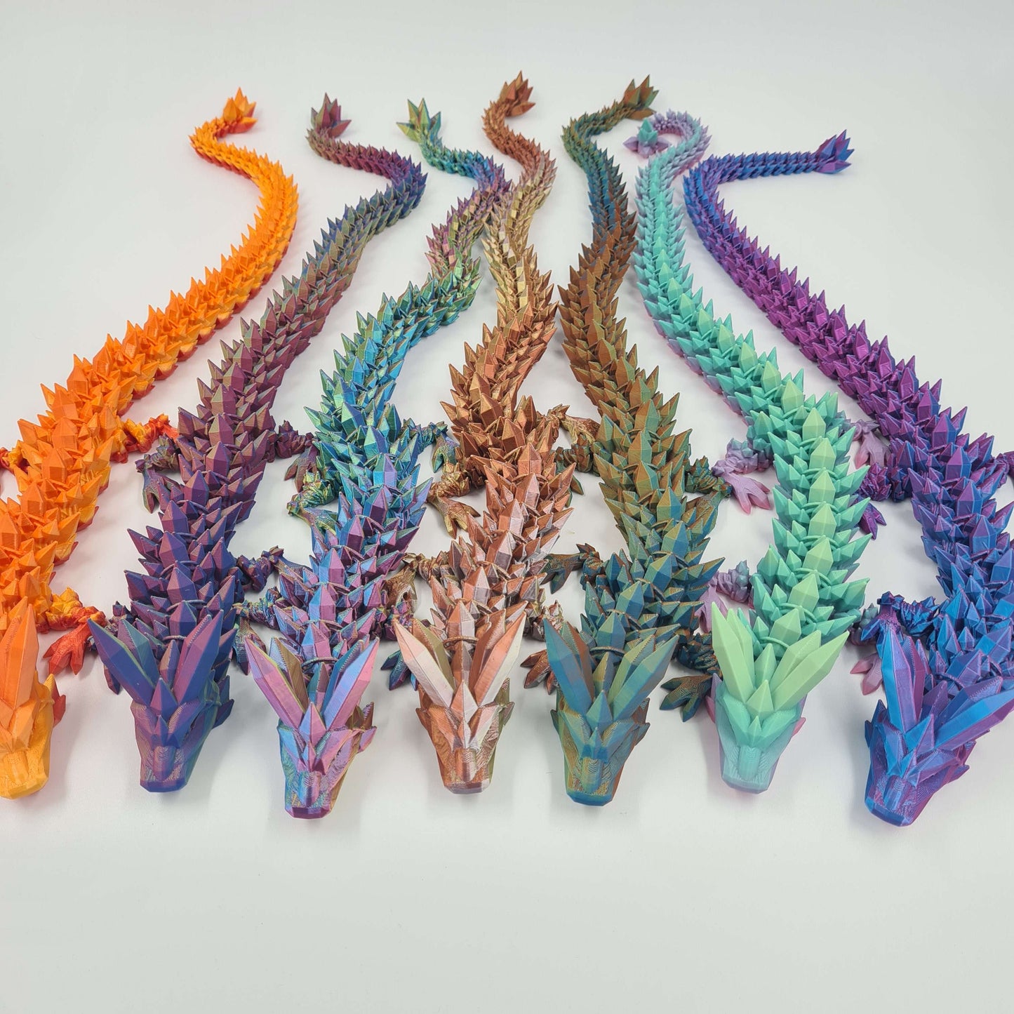 45cm or 60cm Long Crystal Dragon