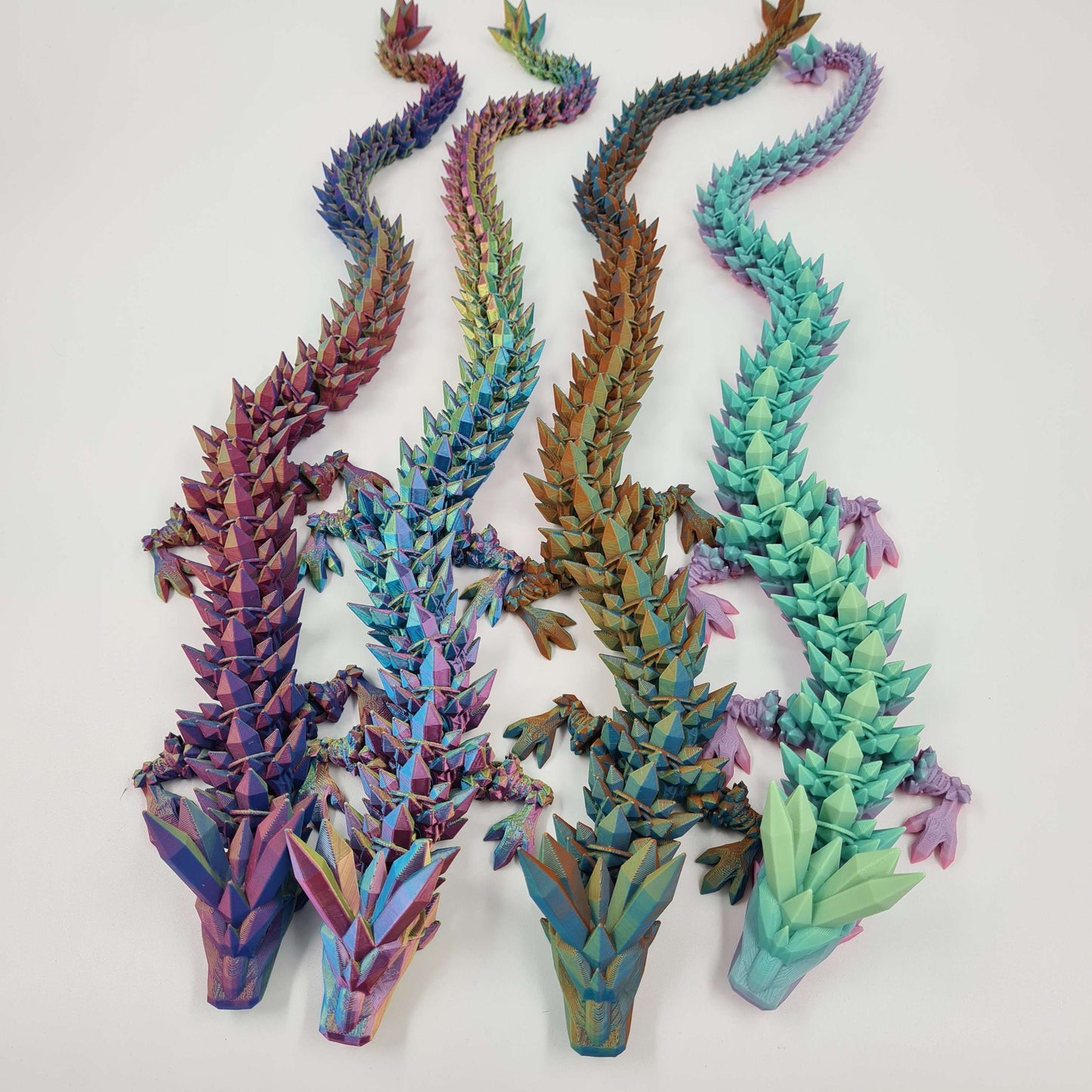 45cm or 60cm Long Crystal Dragon