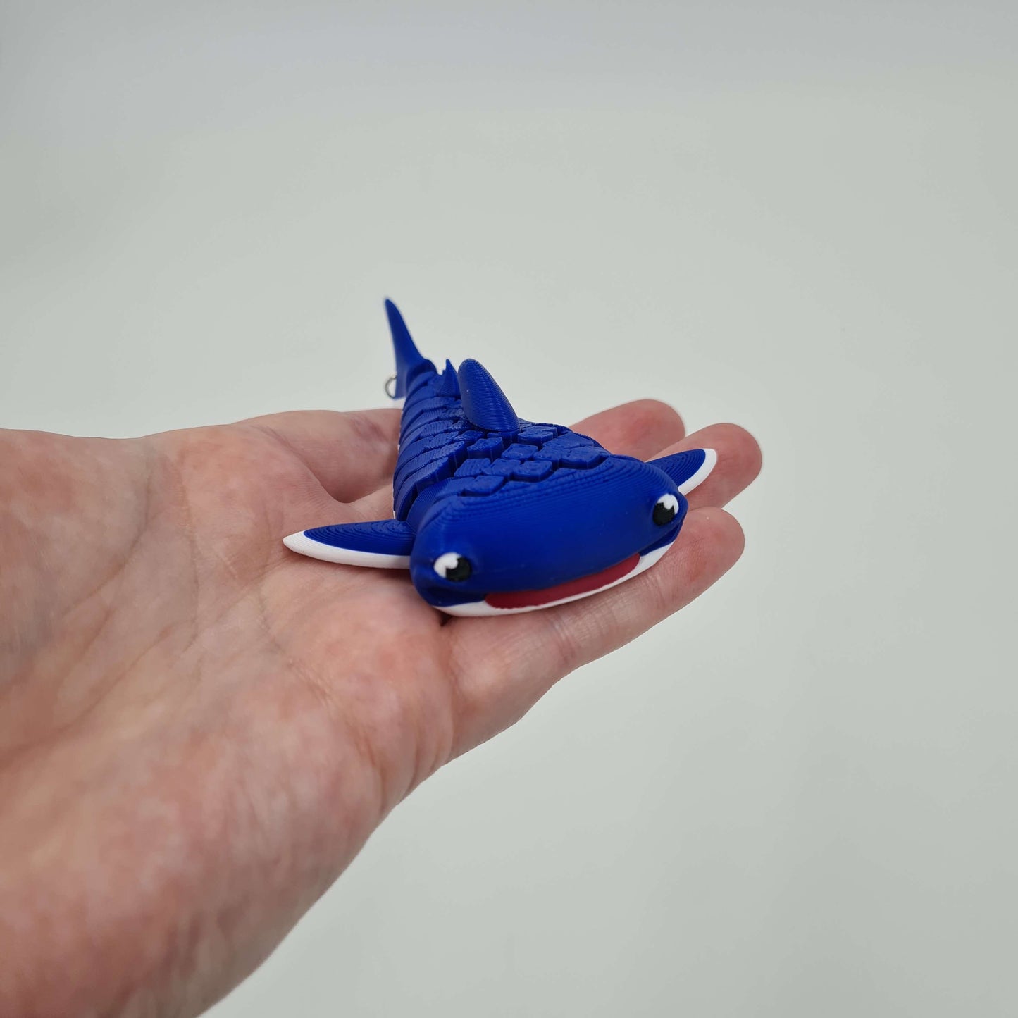 Whale Shark Flexi Keyring