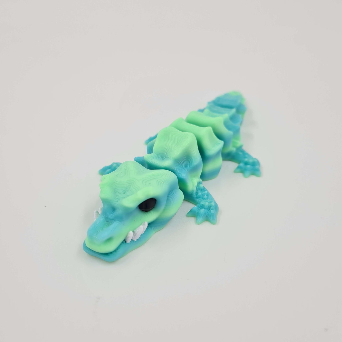 Crocodile Figure Flexi 3D Printed