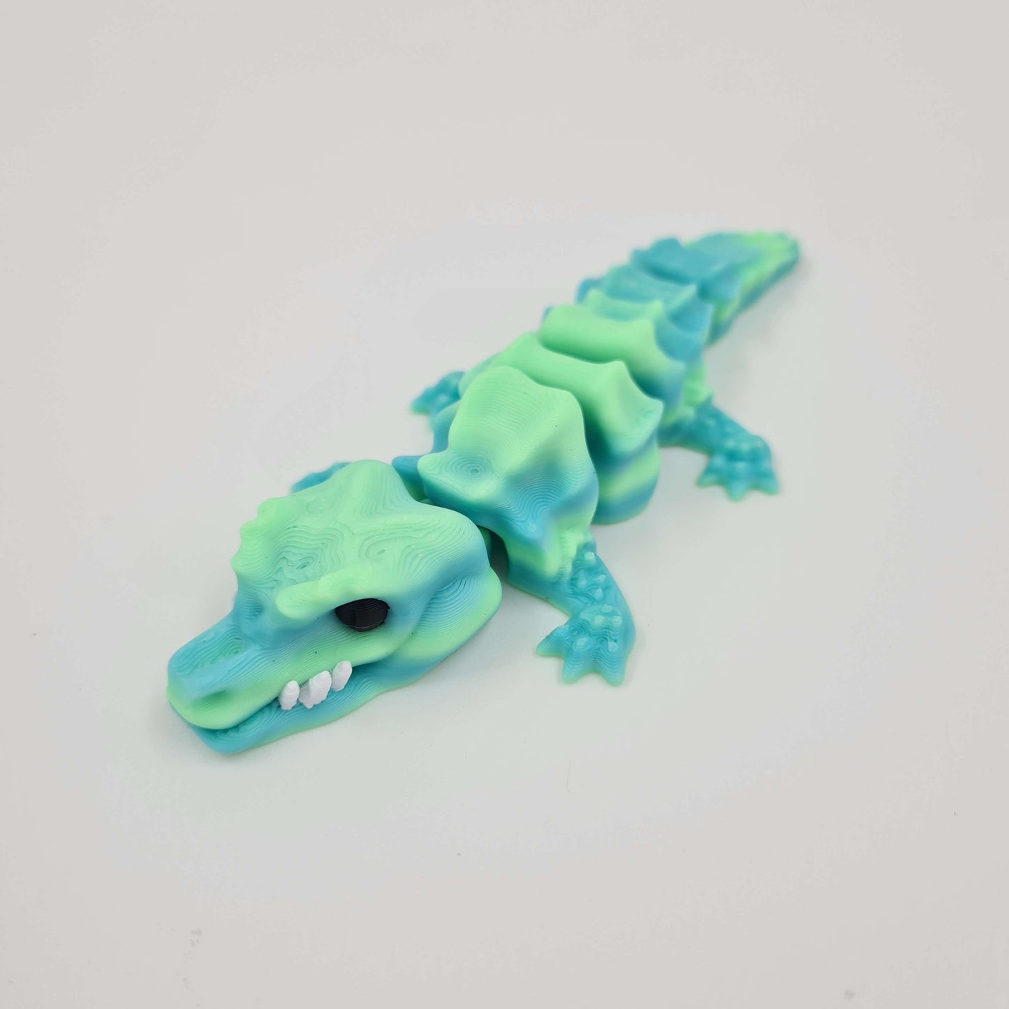 Crocodile Figure Flexi 3D Printed
