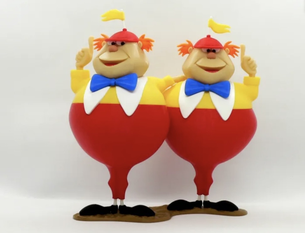 Tweedledee and Tweedledum Figurine