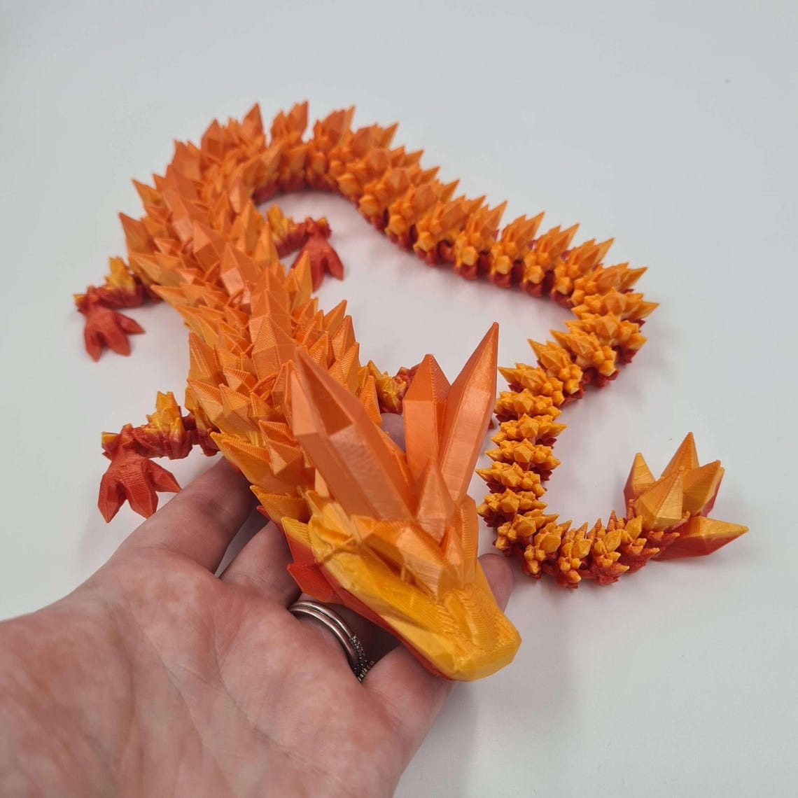 45cm or 60cm Long Crystal Dragon