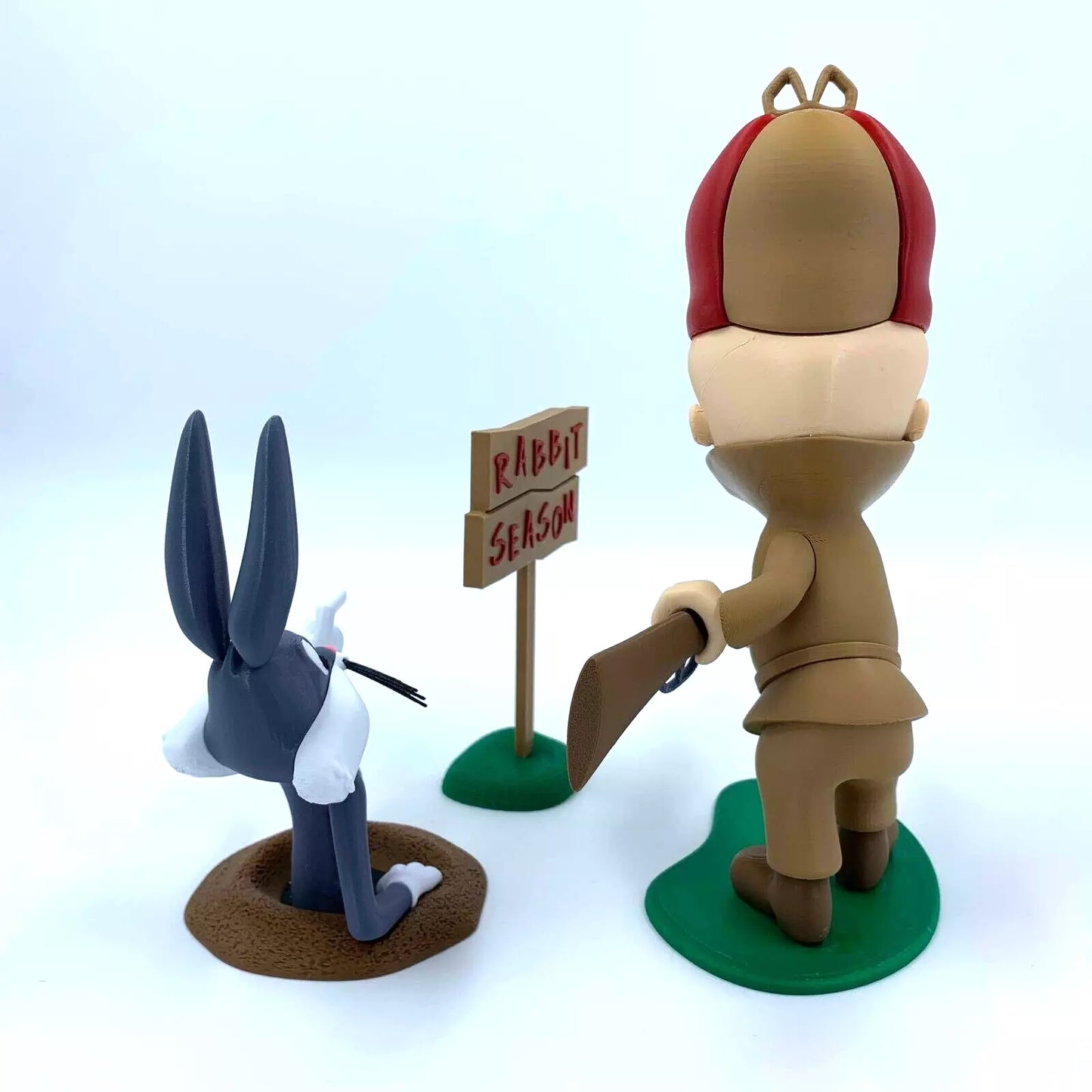 Elmer Fudd Bugs Bunny Figure