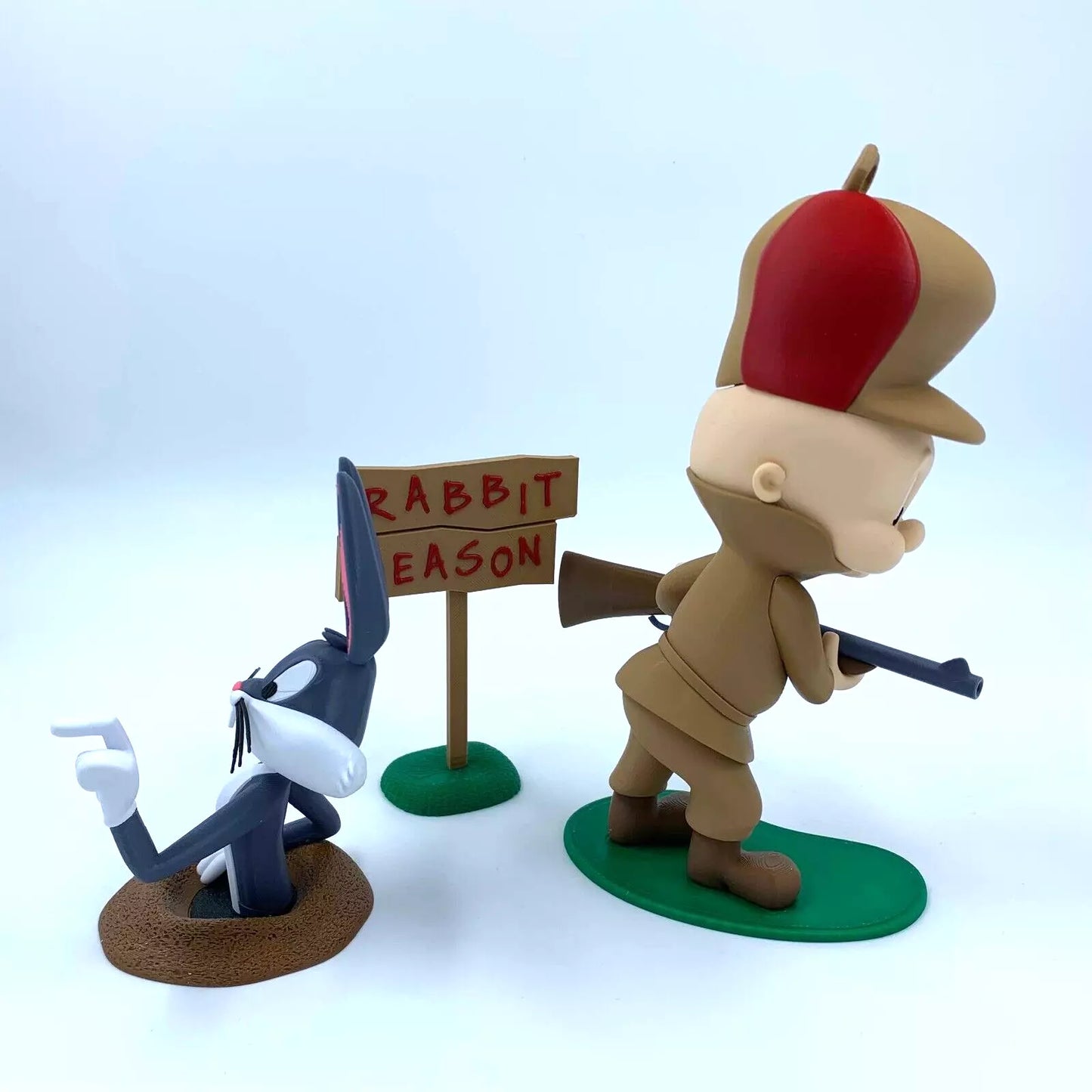 Elmer Fudd Bugs Bunny Figure