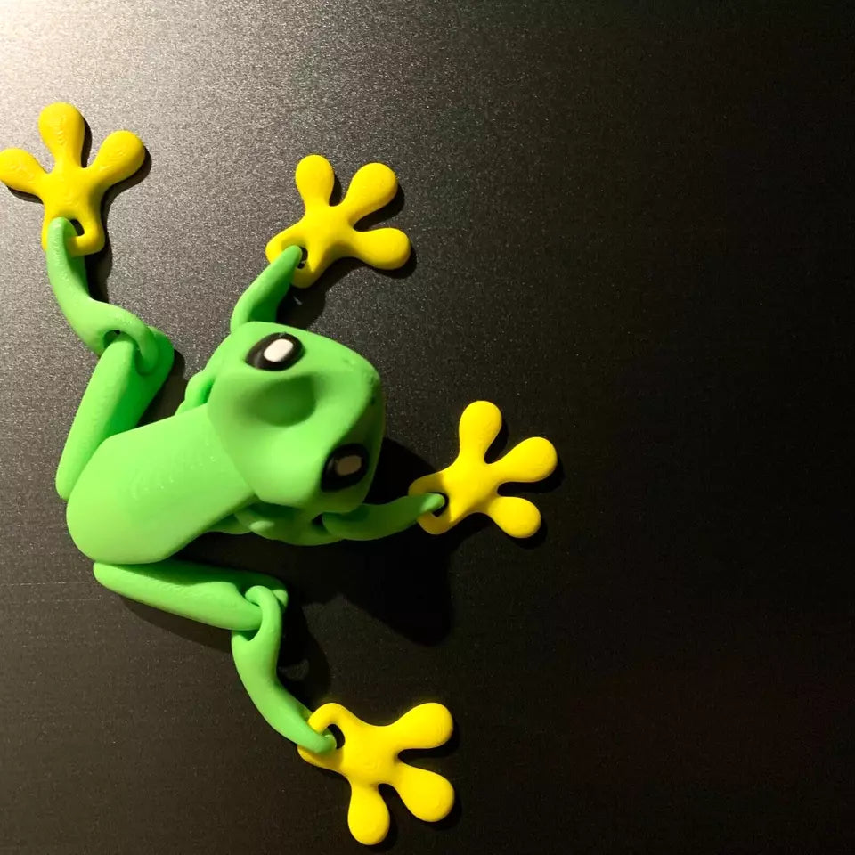 Frog Fridge Magnet Articulated Flexi