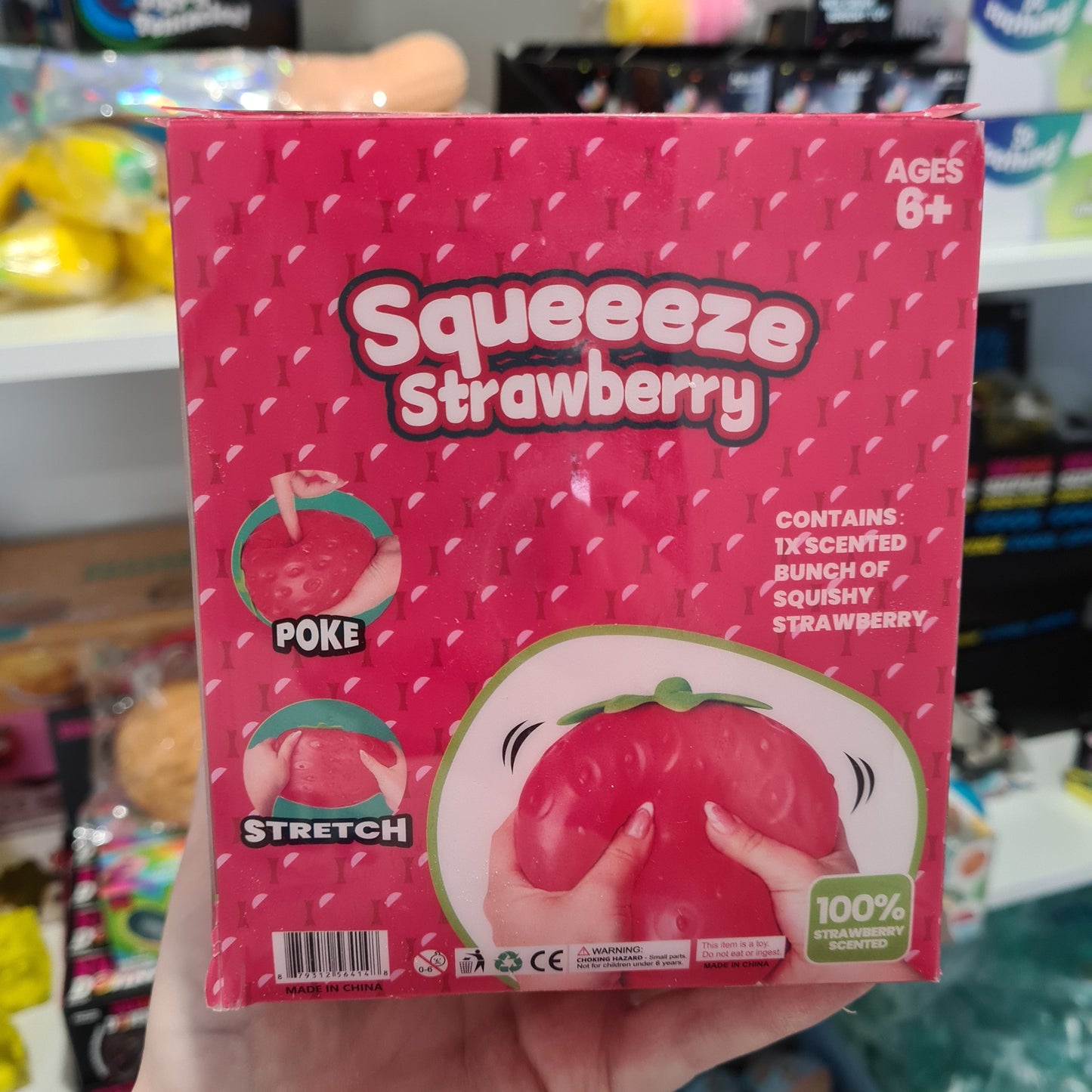 Jumbo Strawberry Squishy