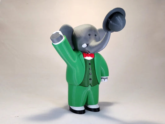 Babar the Elephant Figurine