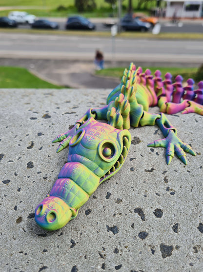 Flexi Skeleton Croc Articulated Figure
