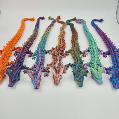 45cm or 60cm Long Crystal Dragon