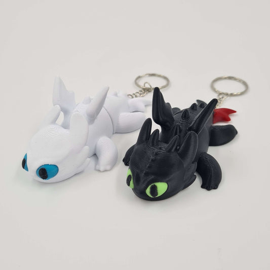 Toothless / Lightfury Flexi Keychain