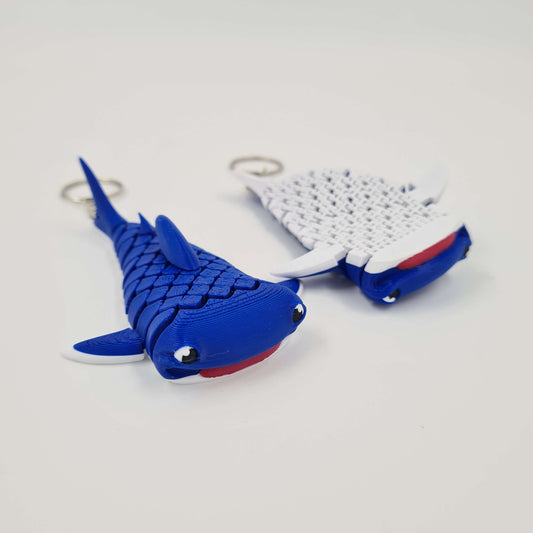 Whale Shark Flexi Keyring