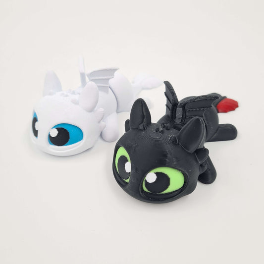 Toothless & Lightfury Flexi