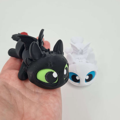 Toothless & Lightfury Flexi