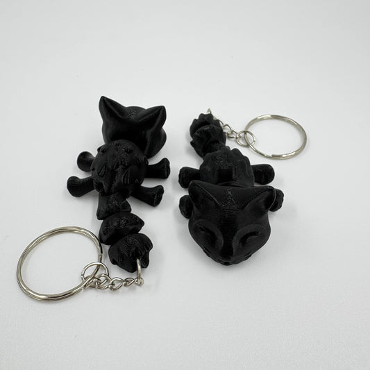 Black Cat Keychain