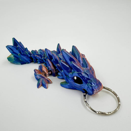 Crystal Gem Dragon Flexi Keychain
