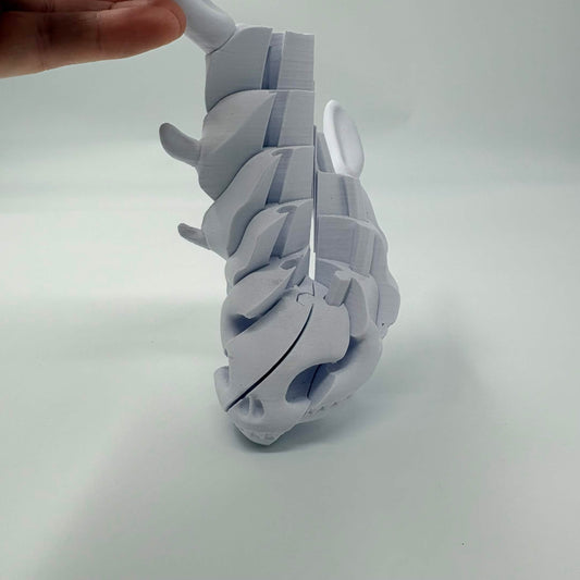 Toothless Skeleton Head Twist Fidget