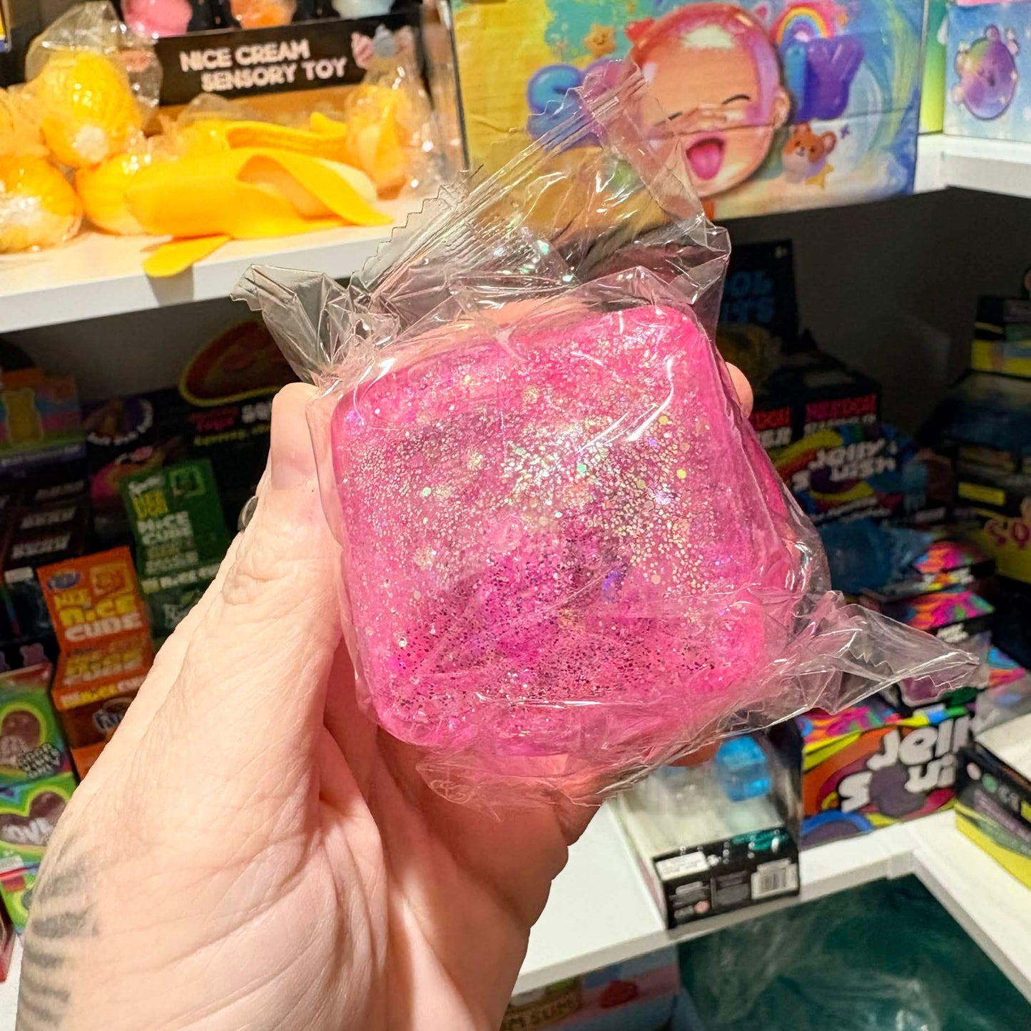 Sugar Glitter Cubes