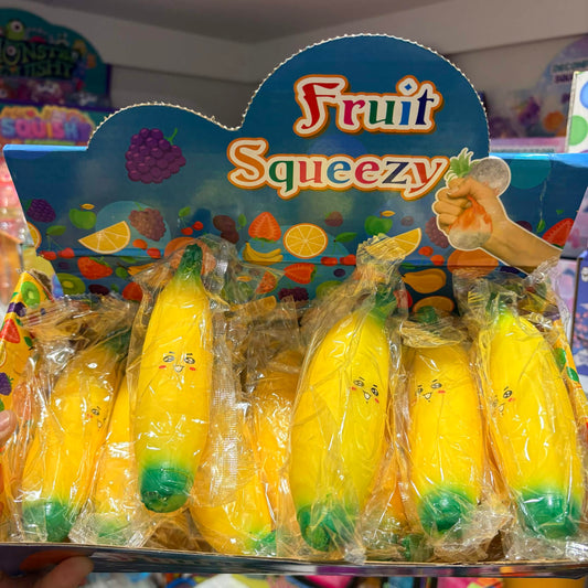 Smiley Banana Squishy - Shaving Cream