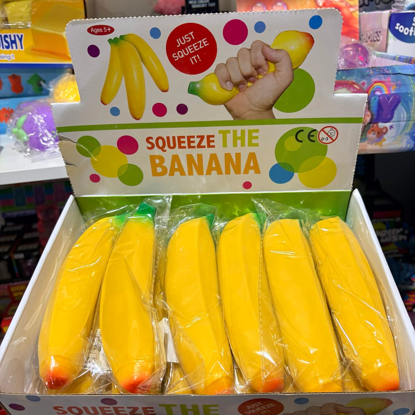 Stretchy Banana Squishy - Clay