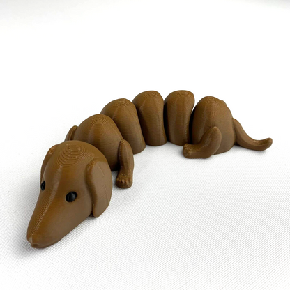 Dachshund Sausage Dog Figure Flexi 3D Printed