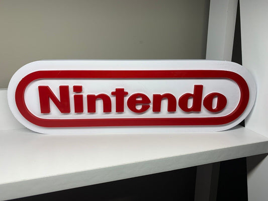 Nintendo Sign Logo Figure