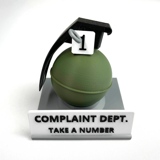 Funny Complaint Dept - Take A Number