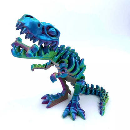 Skeleton T-Rex Dinosaur 3D Sensory Flexi Toy