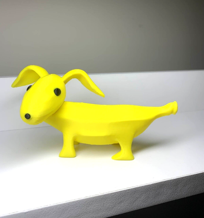 Cute Banana Dog Figure