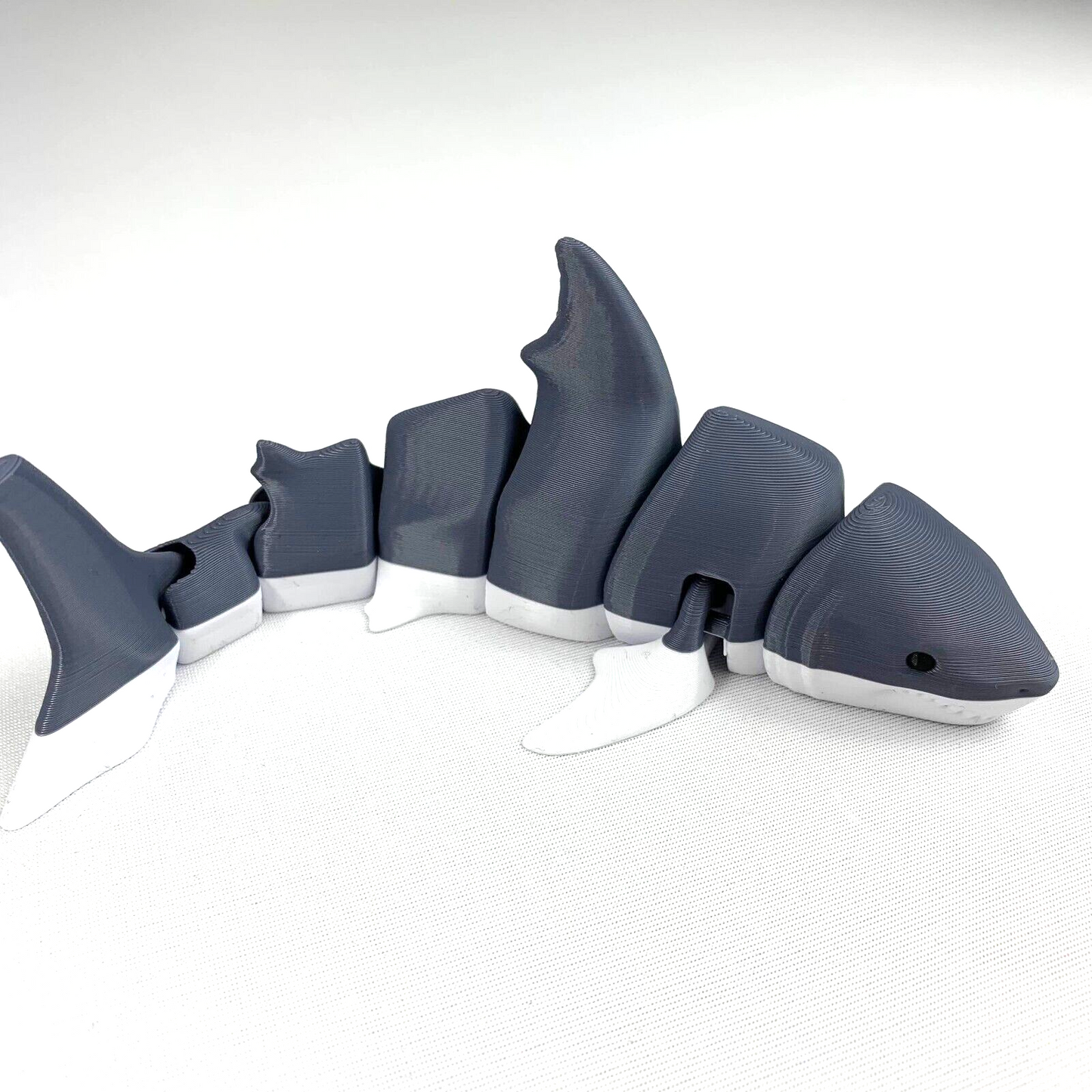 Great White Shark Figure Flexi 3D Printed